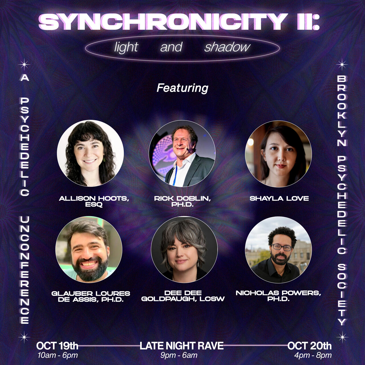 Brooklyn Psychedelic Society Presents Synchronicity: A 2-Day Psychedelic Unconference